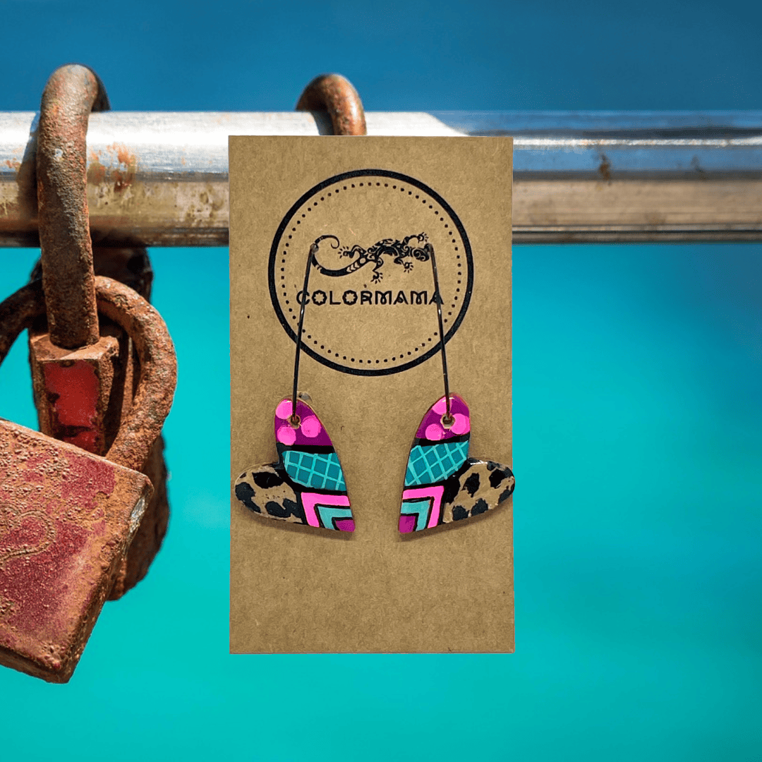 kolczyki drewniane Wild Bloom