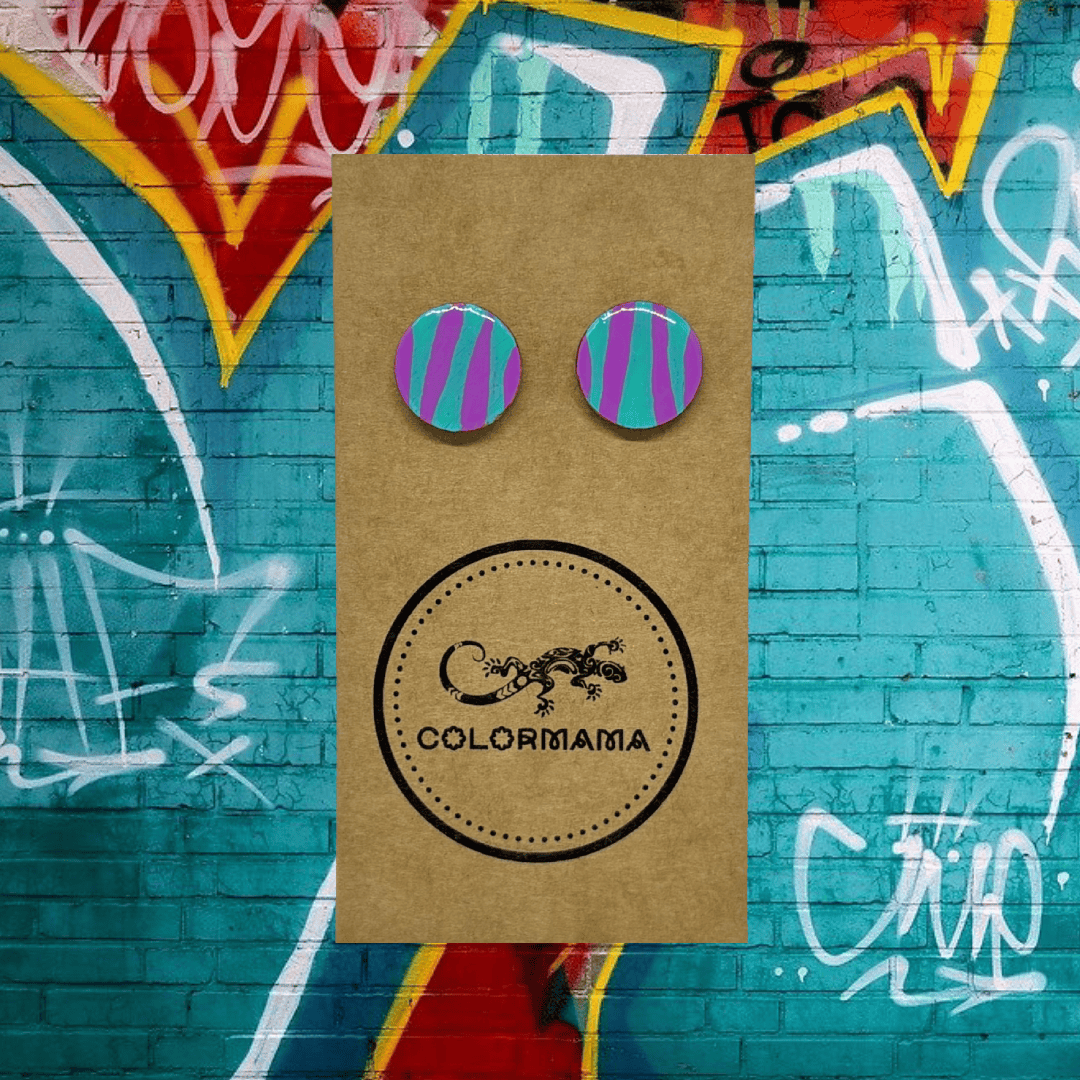 Magic Waves kolczyki colormama jasny