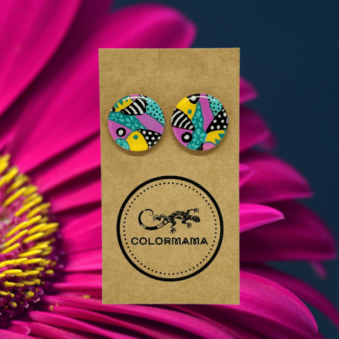 Artsy Mosaic kolczyki colormama