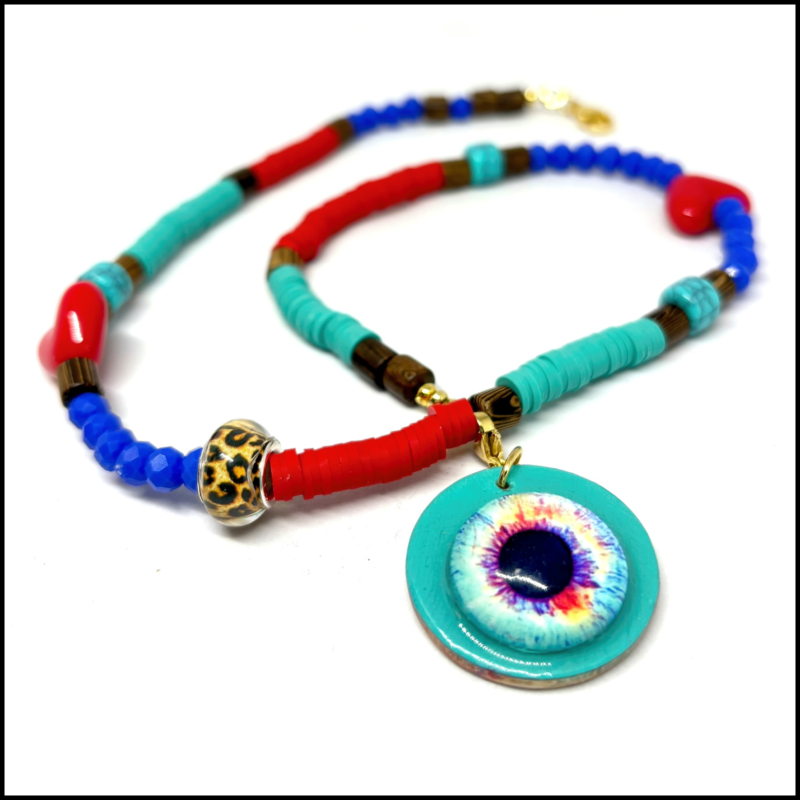 naszyjnik z glinki polimerowej